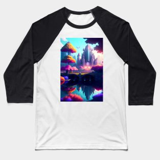 Celestial Tendril Baseball T-Shirt